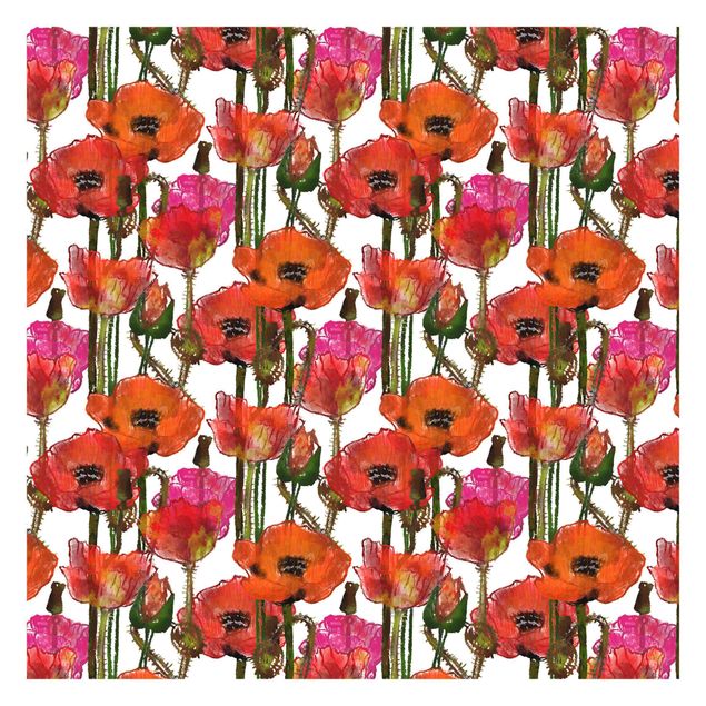 Wallpapers red Field Of Poppies