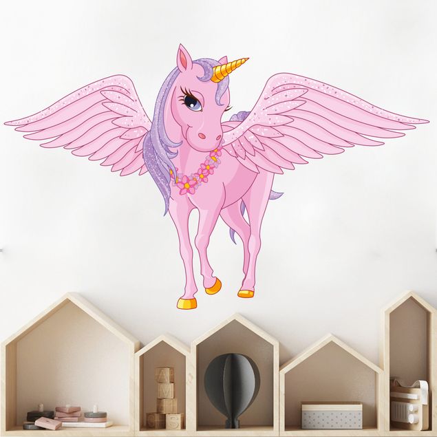 Nursery decoration Unicorn with wing