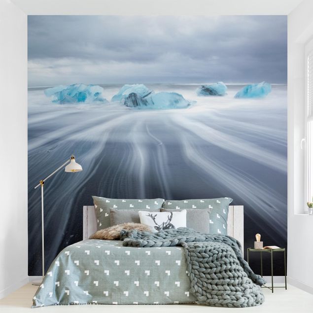 Blue wallpaper Frozen Landscape