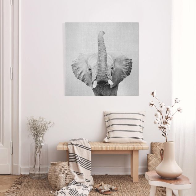 Prints elefant Elephant Ewald Black And White