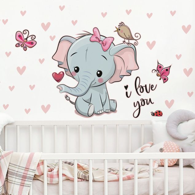 Nursery decoration Elephant I Love You