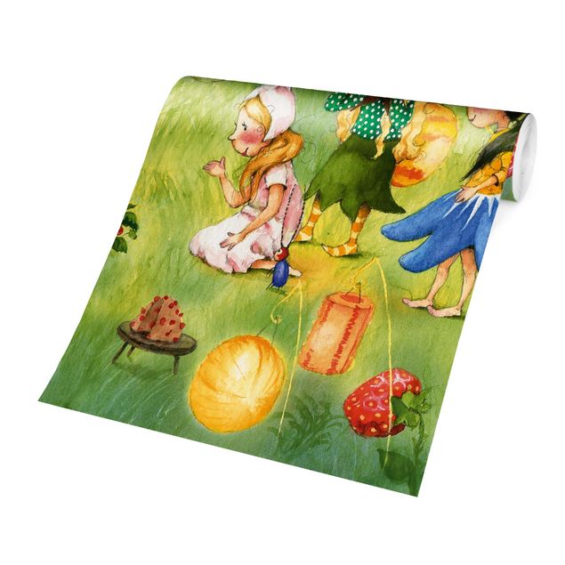 Self adhesive wallpapers Little Strawberry Strawberry Fairy - Lanterns