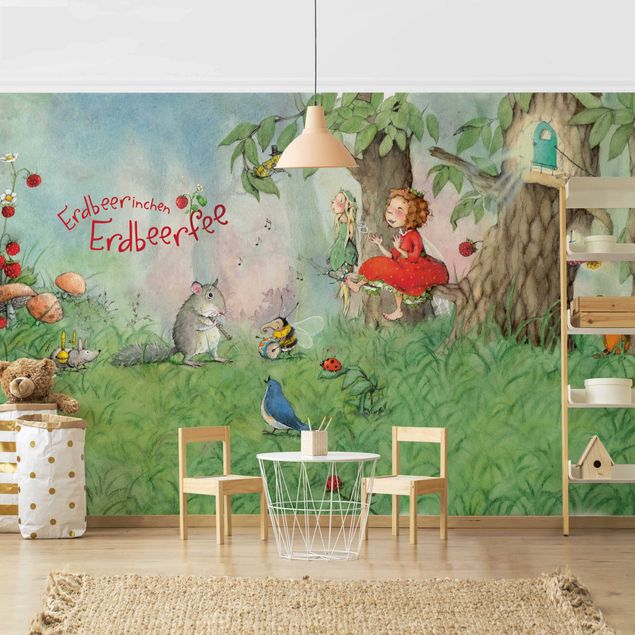 Kids room decor Little Strawberry Strawberry Fairy - Making Music Together