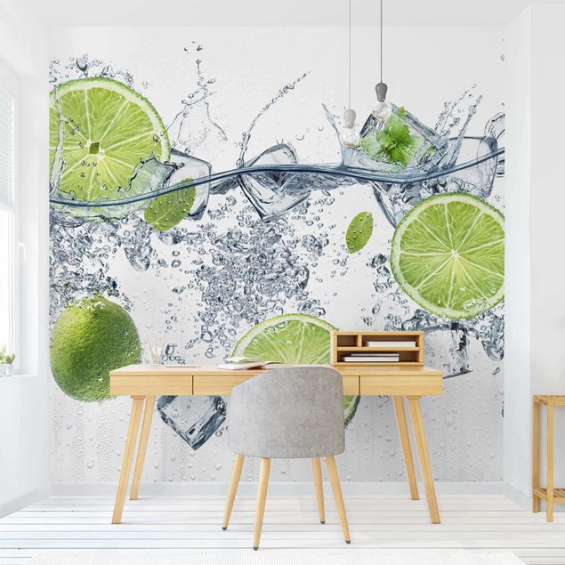 Contemporary wallpaper Refreshing Lime