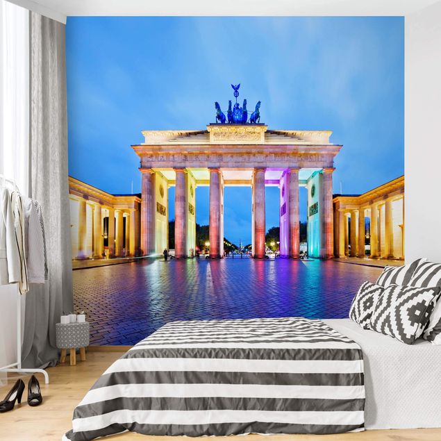 Wallpapers modern Illuminated Brandenburg Gate