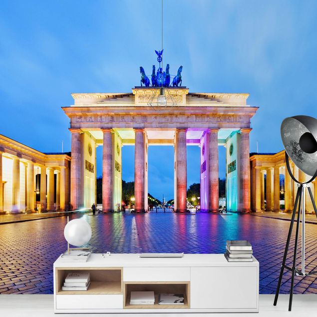 Wallpapers 3d Illuminated Brandenburg Gate