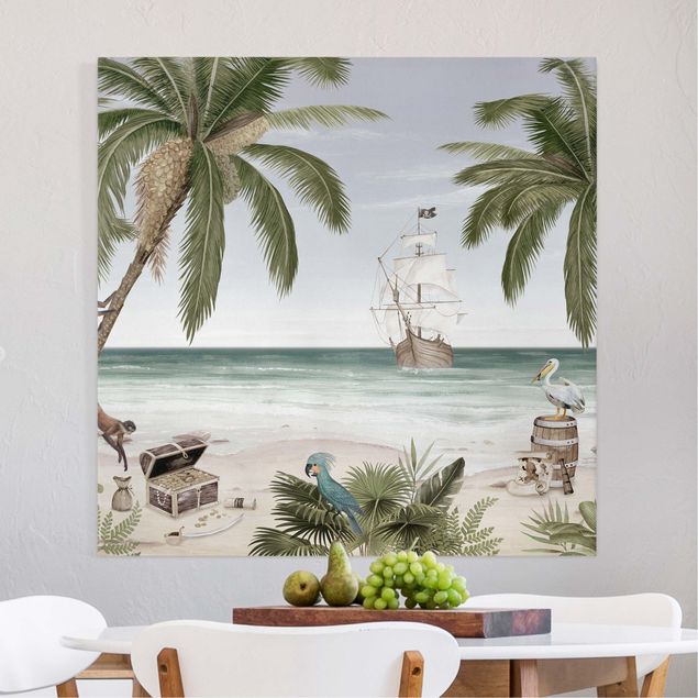 Kids room decor Conquest of the Caribbean