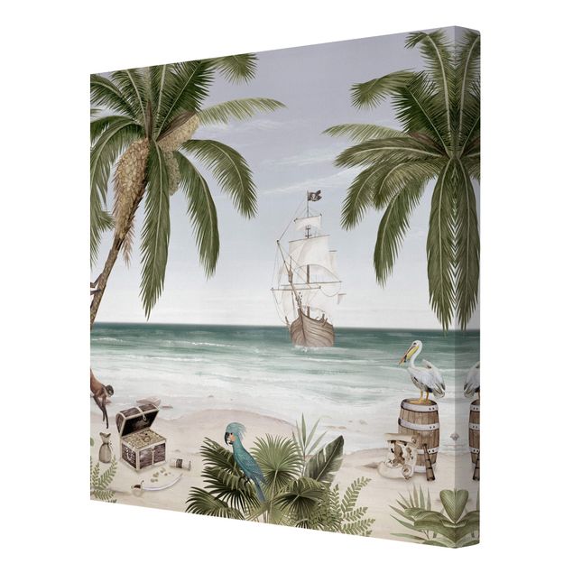 Bird canvas wall art Conquest of the Caribbean