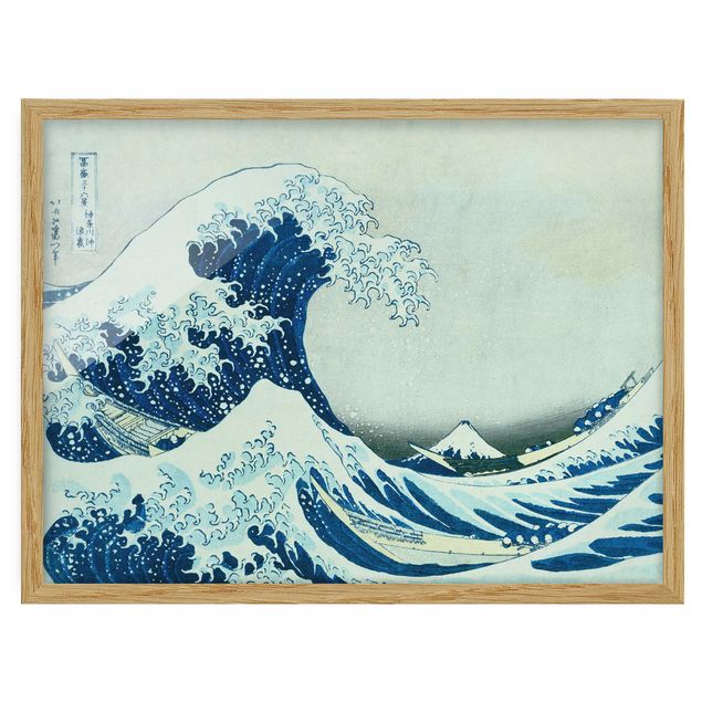 Landscape wall art Katsushika Hokusai - The Great Wave At Kanagawa
