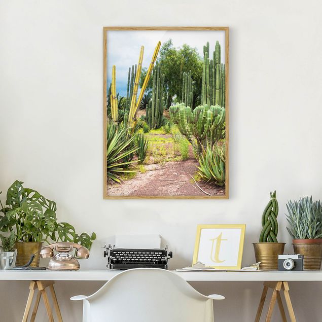 Landscape wall art Cactus Landscape
