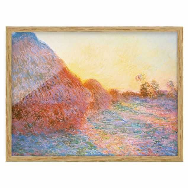 Landscape wall art Claude Monet - Haystack In Sunlight