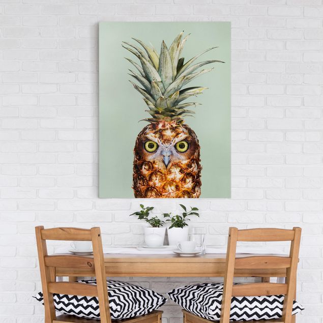 Canvas art Pineapple With Owl