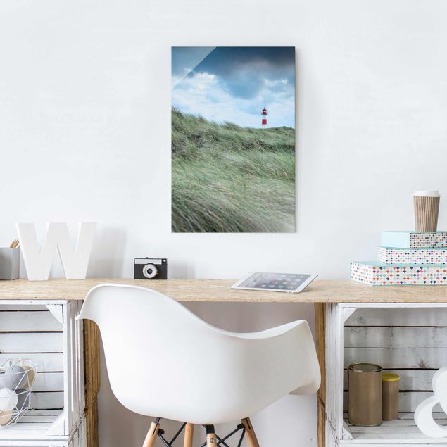 Landscape canvas prints Stormy Times At The Lighthouse