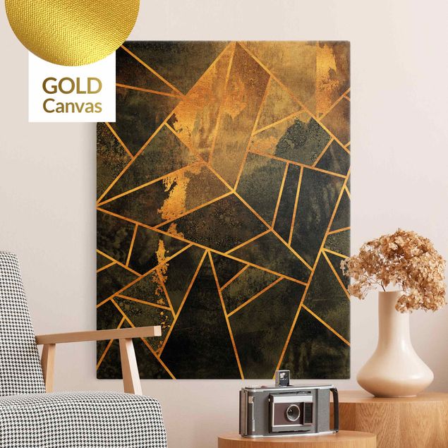 Art posters Onyx With Gold
