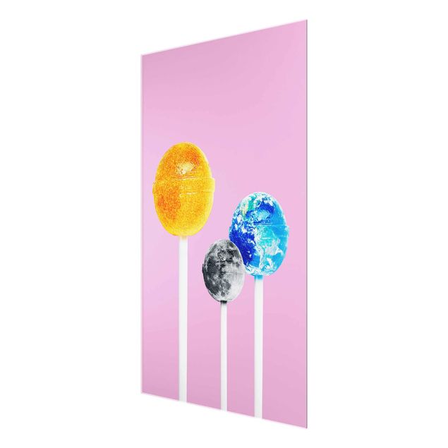 Prints Lollipops With Planets