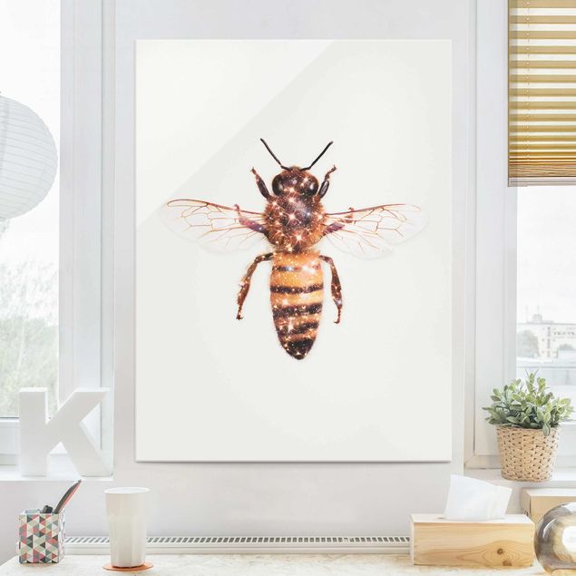Kitchen Bee With Glitter
