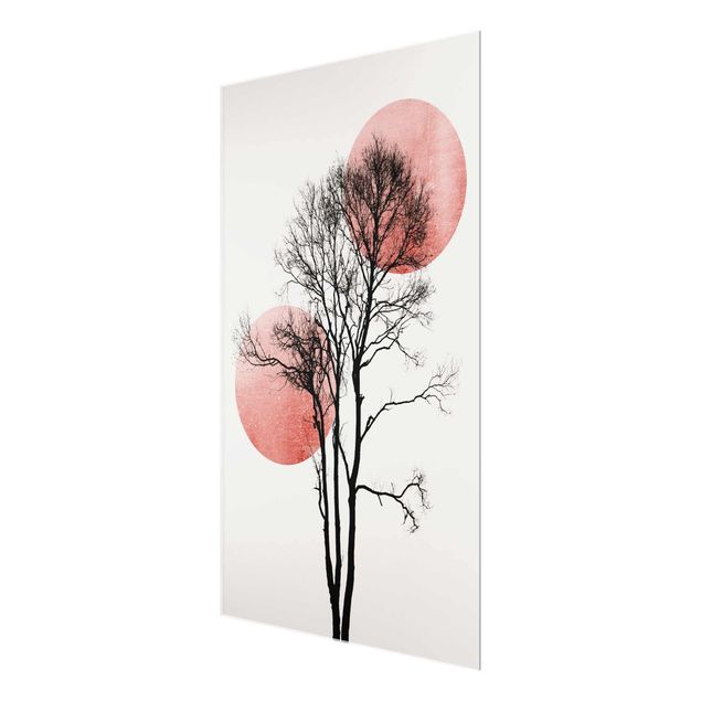 Modern art prints Tree in Nightsky