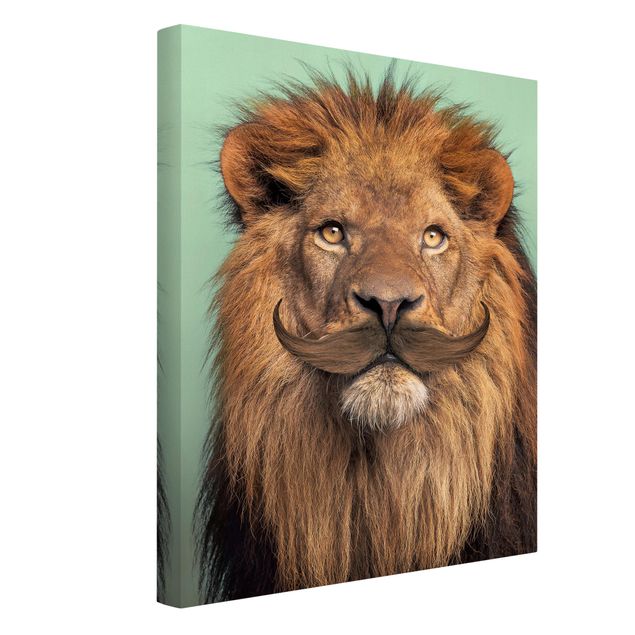 Lion canvas Lion With Beard