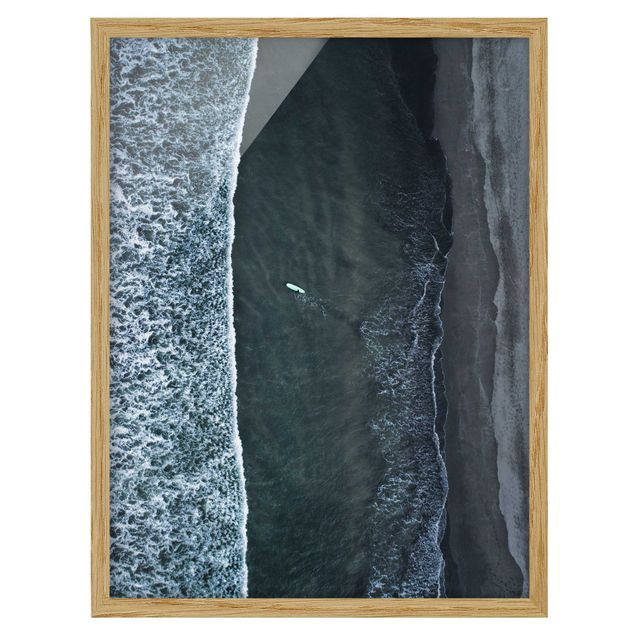 Beach canvas art Aerial View - The Challenger