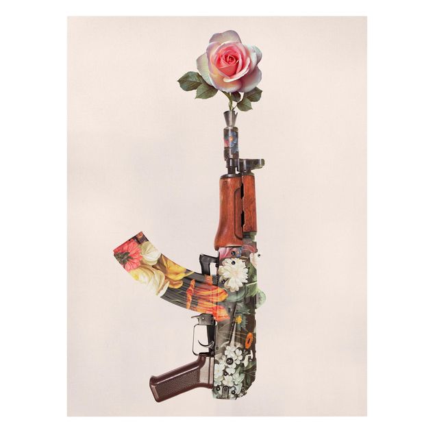 Prints vintage Weapon With Rose