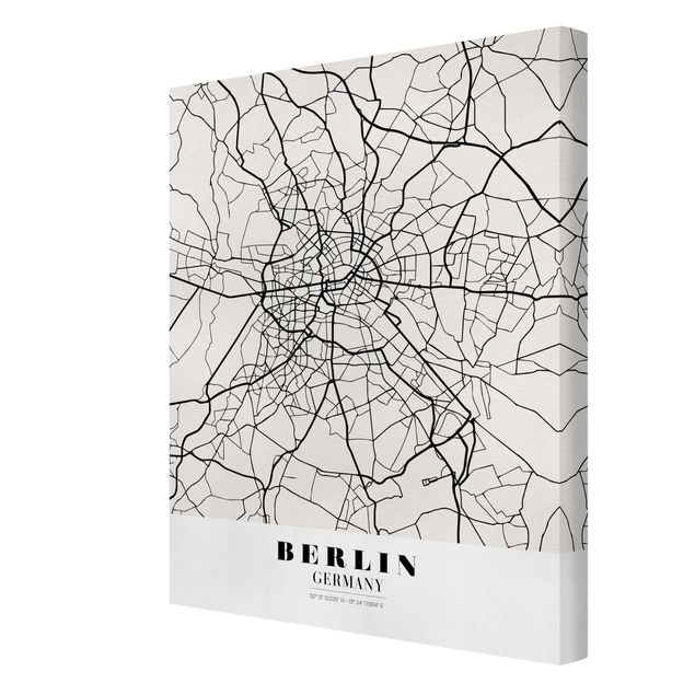 Prints Berlin City Map - Classic