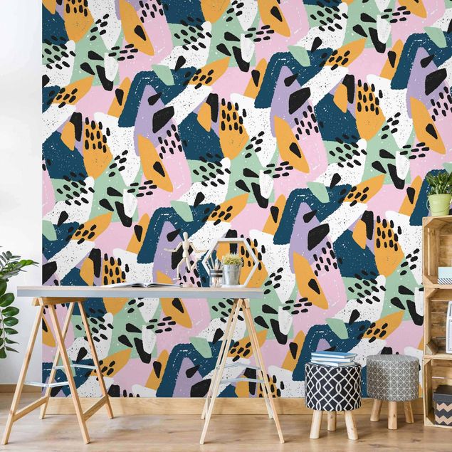 Wallpapers patterns Vividly Colourful Pattern With Dots