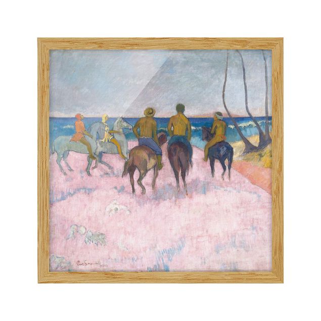Canvas art Paul Gauguin - Riders On The Beach