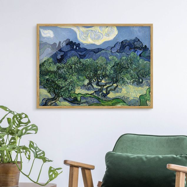 Pointillism artists Vincent Van Gogh - Olive Trees