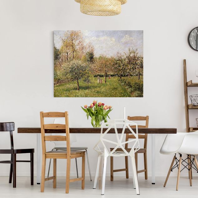 Pointillism artists Camille Pissarro - Spring In Eragny