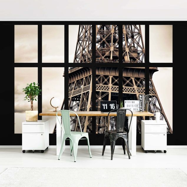 Wallpapers Paris Window Eiffel Tower Paris