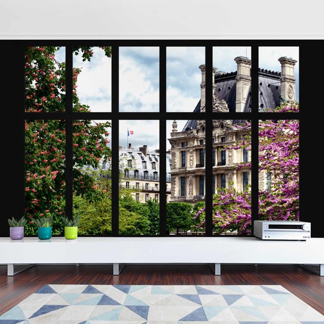 Wallpapers 3d Window Spring II Paris