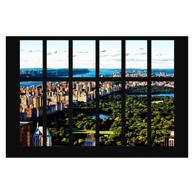 Self adhesive wallpapers Window View New York's Central Park