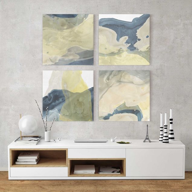 Desert canvas wall art Ocean And Desert Set II