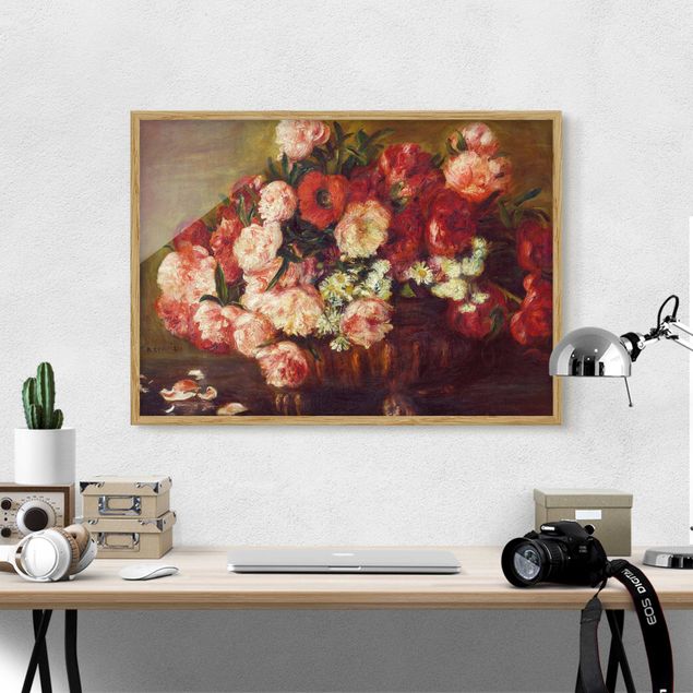 Paintings of impressionism Auguste Renoir - Still Life With Peonies