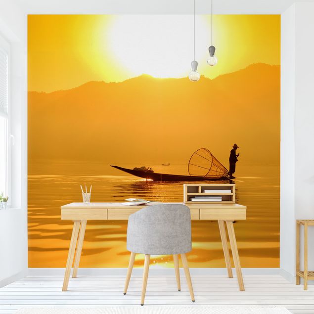 Wallpapers sunset Fisherman And Sunrise