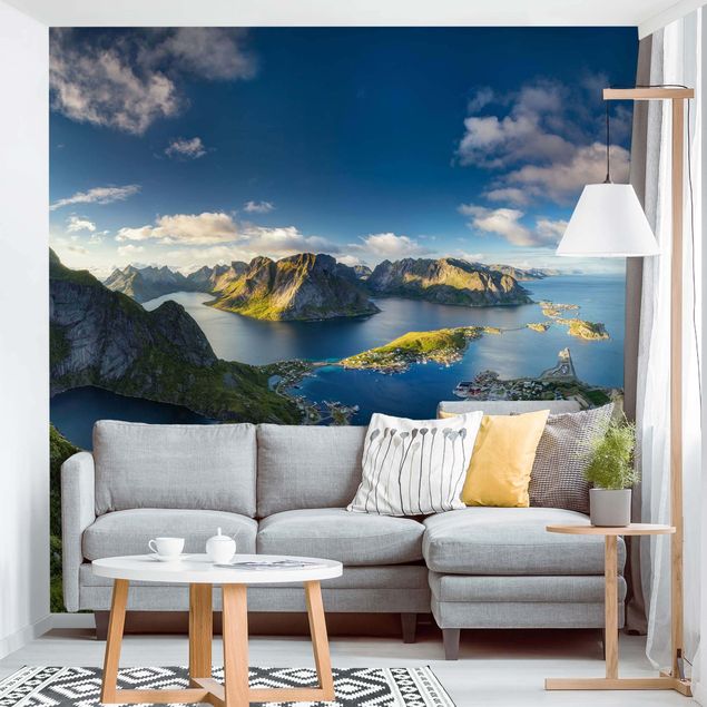 Wallpapers mountain Fjord View In Reinebringen