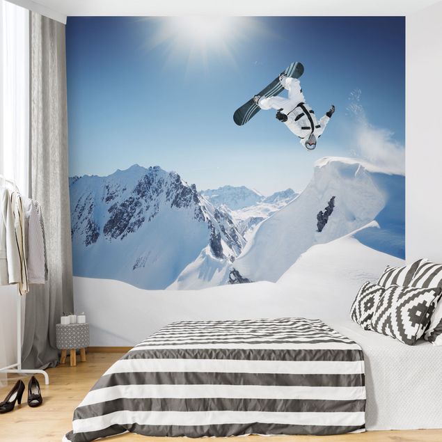 Wallpapers modern Flying Snowboarder
