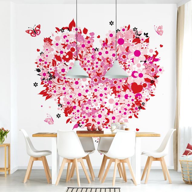 Wallpapers flower Floral Retro Heart