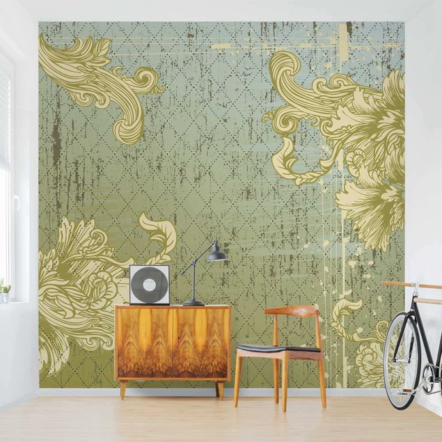 Contemporary wallpaper Floral Baroque
