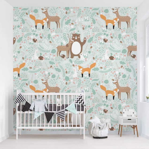 Nursery decoration Forest-Friends-With-Forest-Animals