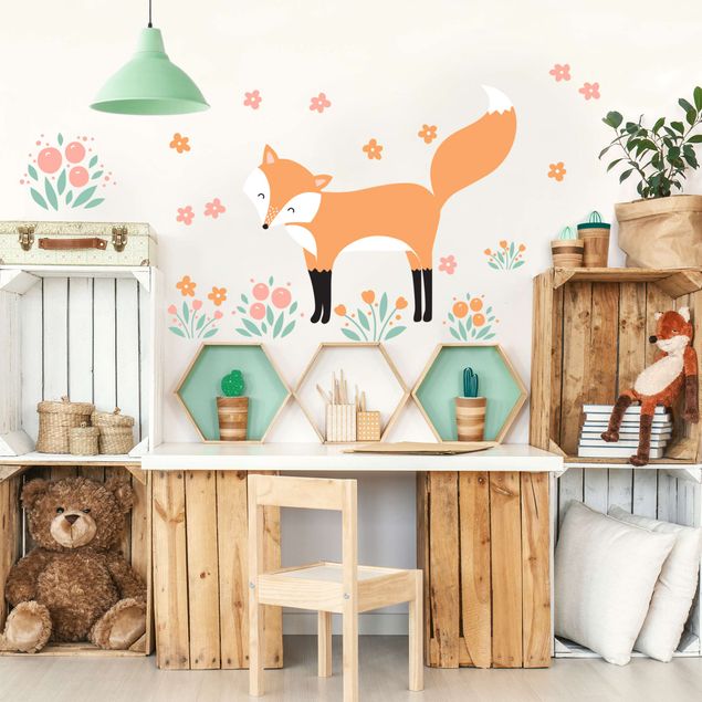 Wall stickers Forest Friends with Fox