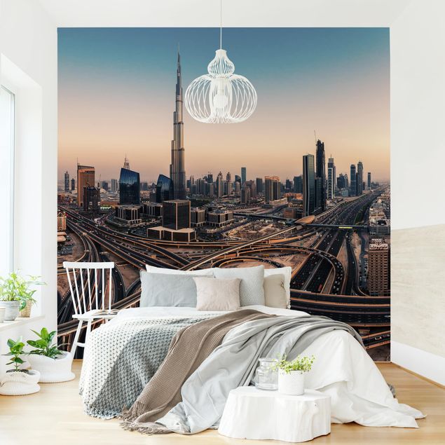 Wallpapers skylines Abendstimmung in Dubai