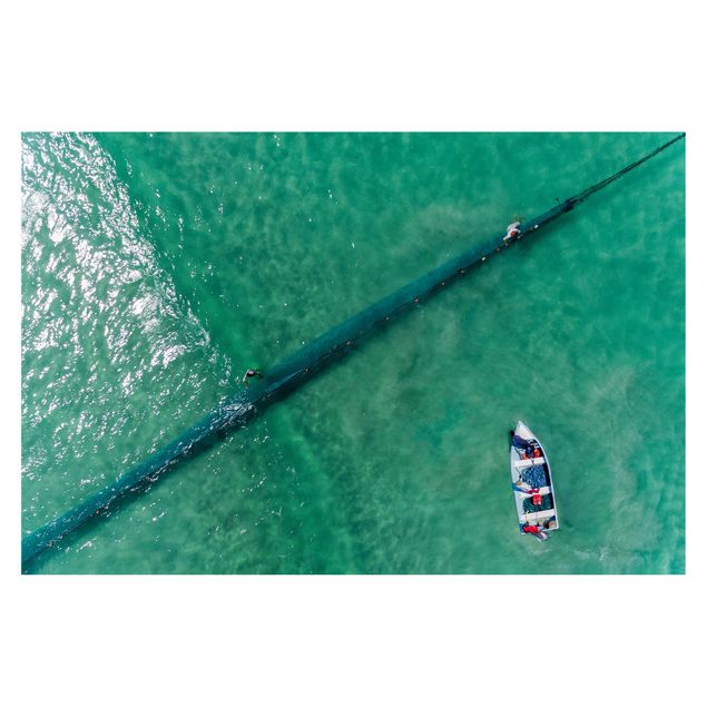 Wallpapers turquoise Aerial View - Fishermen