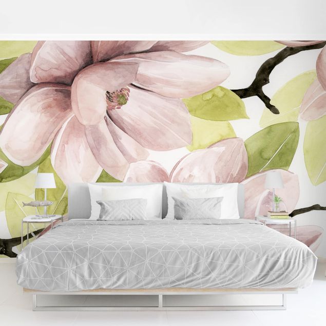 Country style wallpaper Magnolia Blushing II