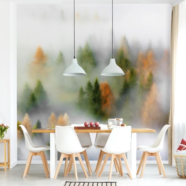 Modern wallpaper designs Cloud Forest In Autumn