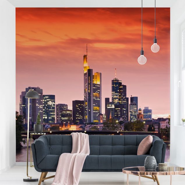 Modern wallpaper designs Frankfurt Skyline