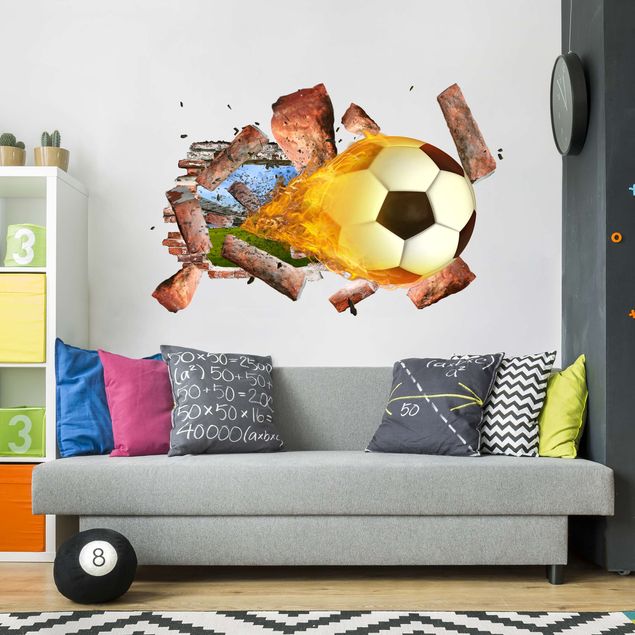 3d wall art stickers Football