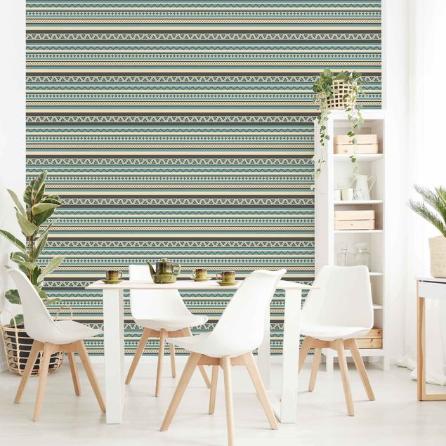 Striped wallpaper Geometry On Stripes