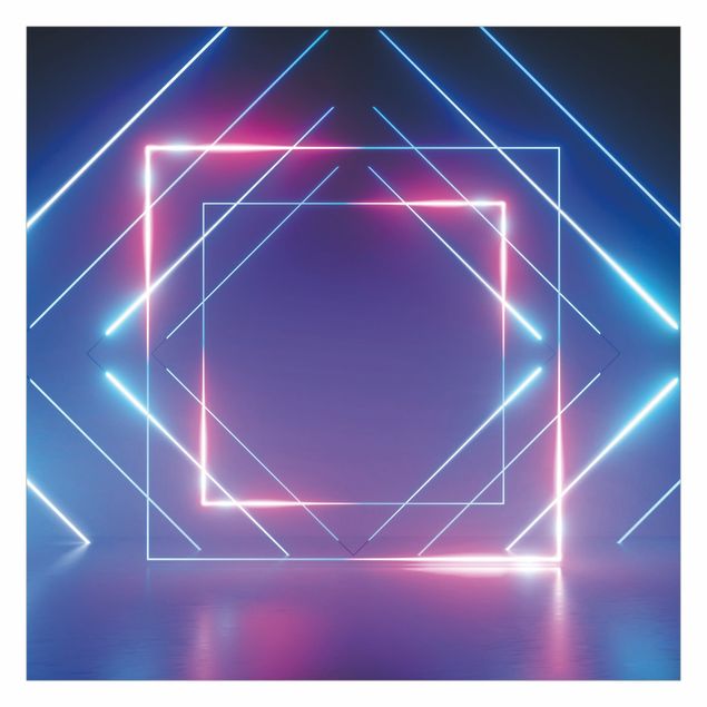 Wallpaper - Geometrical Neon Light