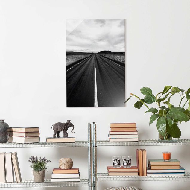 Landscape wall art Straight Road In Iceland